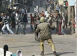 Kashmiri Protesters in Srinagar India