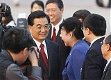 Hu Jintao at APEC Singapore