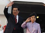 Hu Jintao at APEC Singapore