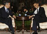 Obama and Lee Hsien Loong