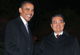Obama, Hu in Beijing