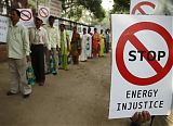 India Energy Protest