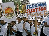 Peace March in Calcutta