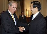 Ma Ying-jeou and Raymond Burghardt