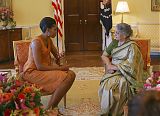 Michelle Obama with Gursharan Kaur