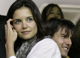 Tom Cruise, Katie Holmes in Seville