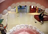 Little Girl with Big Teeth in Beijing