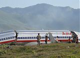 American Flight Overshoots Runway
