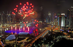 New Year in Singapore