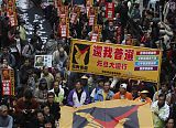 Hong Kong New Year Democracy March