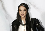 Lindsay Lohan at Chanel Show