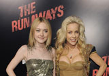 Runaways Premiere - Dakota Fanning, Cherie Currie