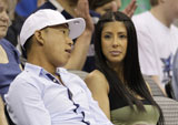 Anthony Kim at Mavericks Game