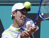 Kei Nishikori at French Open
