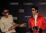 Leehom Wang and Usher in Beijing