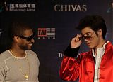 Leehom Wang and Usher in Beijing