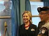 Clinton, Gates DMZ Visit