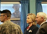 Clinton, Gates DMZ Visit