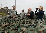 Clinton, Gates DMZ Visit